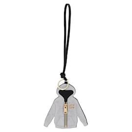 Miu Miu Portachiavi in pelle Hoodie Trick per donne