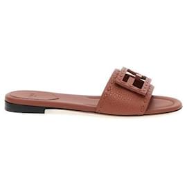 Infradito in pelle - Fendi
