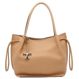 Borsa a secchiello senza tempo media in cuoio - Tod's