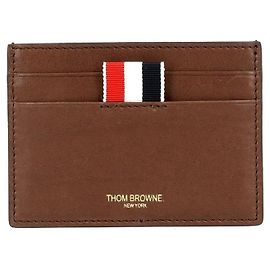 Thom Browne Wallet Soft Grain Cowhide Three-Line Tab Men's Card Wallet