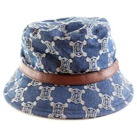 Céline Der Denim Trionf Bucket Hat