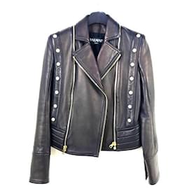 Chaqueta de cuero de cordero Rider - Balmain