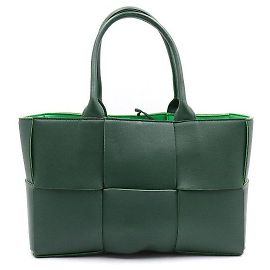 Bottega Veneta Borsa Tote Arco Media in Intreccio Verde