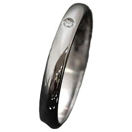 Cartier Ehering aus Platin mit Diamant Größe