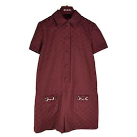 Gucci Mono de lana y seda con detalle de estribo
