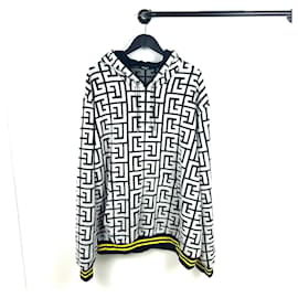 Sudadera de mezcla de lana con monograma - Balmain