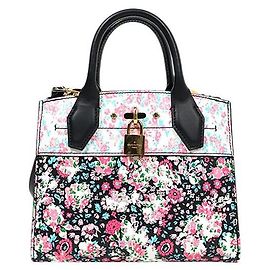 Louis Vuitton Mini Tote Bag City Steamer mit Blumenmuster