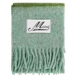 Mohairschal mit Streifen - Marni