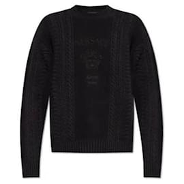 Maglione a treccia Medusa Milano - Versace