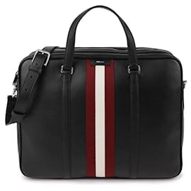 Borsa a tracolla in pelle nera Code - Bally