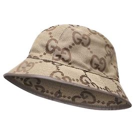 Gucci Cappello bucket in tela GG Jumbo