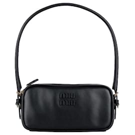 Miu Miu Borsa a spalla in pelle con logo