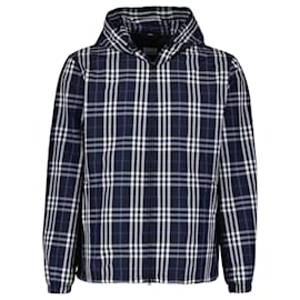 Burberry Giacca con cappuccio Check