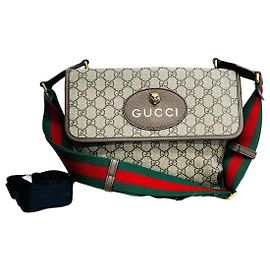 Sac à bandoulière Gucci Supreme Tiger Messenger