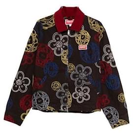 Kenzo Giacca utilitaria con zip ricamata FUTURA
