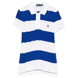 Kurzarmhemd mit Polo-Kragen aus Baumwoll-Kabelstrick - Ralph Lauren