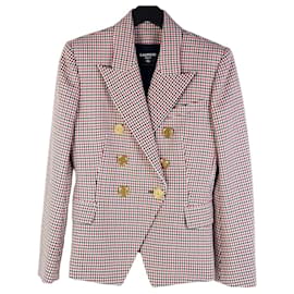 Balmain Double Button Check Jacket