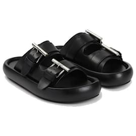 Alexander Mcqueen Sandali in pelle con doppia fibbia