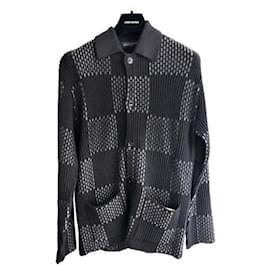 Damier RIB Cardigan - Louis Vuitton