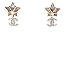 Chanel CC Star CC Ohrringe