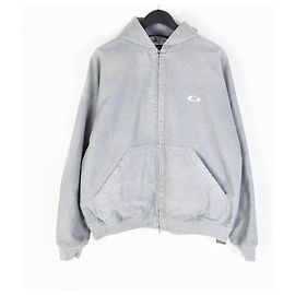 Balenciaga Trompe-l'œil Kapuzen-Reißverschlussjacke