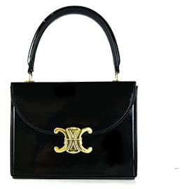 Sac à main Blondine avec poignée supérieure et bandoulière croisée - Céline