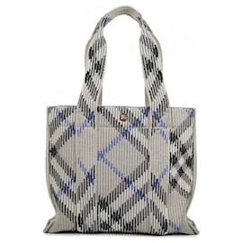 Borsa tote in maglia a piccoli quadretti - Burberry