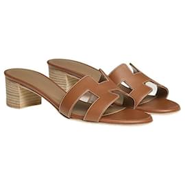 Hermès Sandali in pelle di vitello Oasis