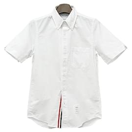 Camicia Classica a Maniche Corte Bianca - Thom Browne