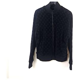 Chaqueta Bomber de Terciopelo Monogramado - Louis Vuitton