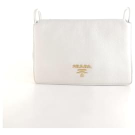 Prada Borsa a tracolla rimpicciolita in vitello daino