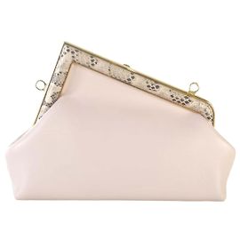 Fendi Python First Clutch Umhängetasche
