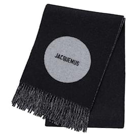 Fransen-Jacquard-Logo-Schal - Jacquemus