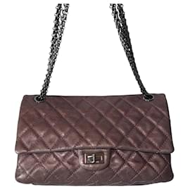 Chanel Bolsa de ombro vintage clássica com corrente rosa