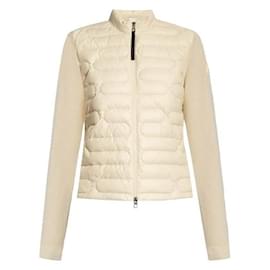 Gepolsterter Cardigan mit Logo-Patch - Moncler