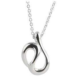 Tiffany & Co Collar de Plata con Péndulo de Doble Nivel