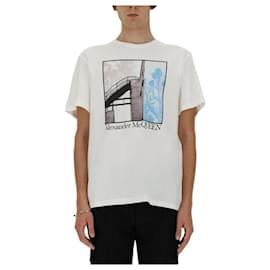 Grafisches T-Shirt mit kurzen Ärmeln QTABW - Alexander Mcqueen