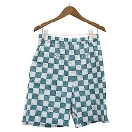 Louis Vuitton Shorts in nylon Damier con cordino