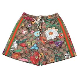 Pantalones cortos con estampado floral - Gucci
