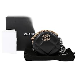 Chanel Borsa a tracolla incrociata mini catena rotonda