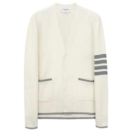 Milano Stitch Line Cardigan - Thom Browne