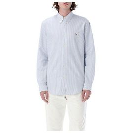 Ralph Lauren Camisa Oxford a rayas con logo Pony