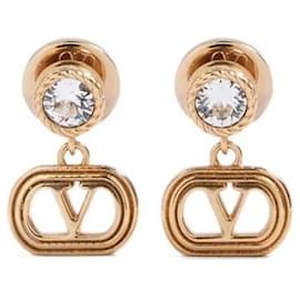 Swarovski Crystal Metal Earrings - Valentino