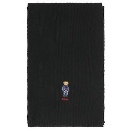 Ralph Lauren Sciarpa in Denim Solido Bear