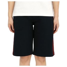 Shorts d'entraînement avec patch badge Moncler Kids (Marine)