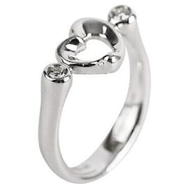 Größe Diamant Silber Offenes Herz - Tiffany & Co