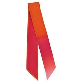 Foulard sottile in seta stampata in twill - Prada