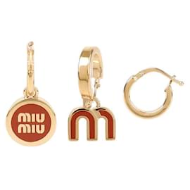 Orecchini in metallo smaltato - Miu Miu