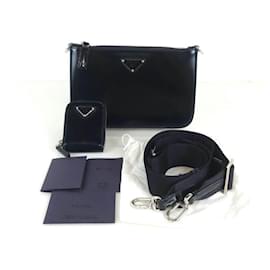 Prada Borsa a tracolla spazzolata