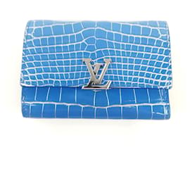 Kompakte Capucines Geldbörse aus Krokodil - Louis Vuitton